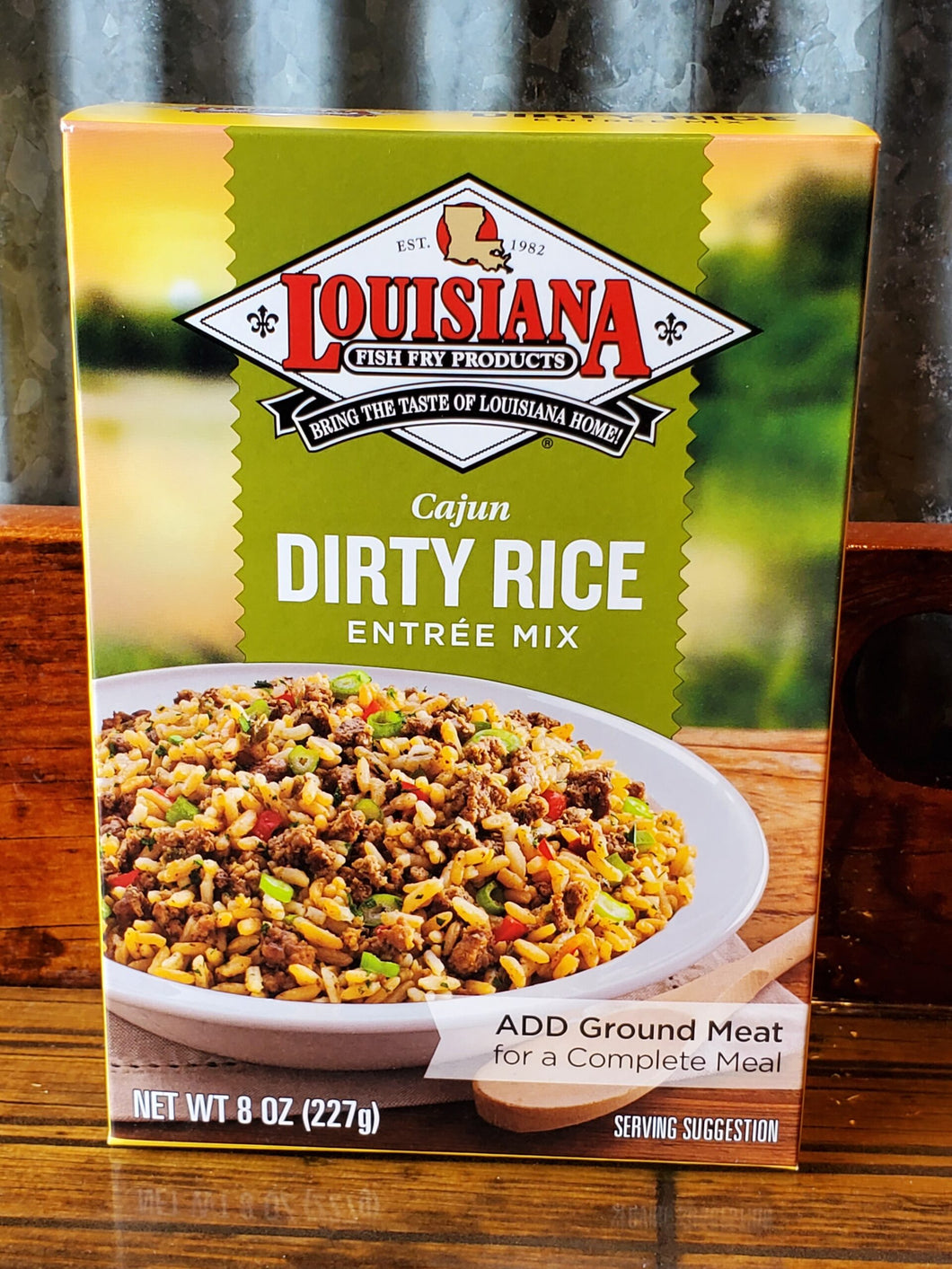 Louisiana Fish Fry Dirty Rice Entree Mix 8.0 oz box